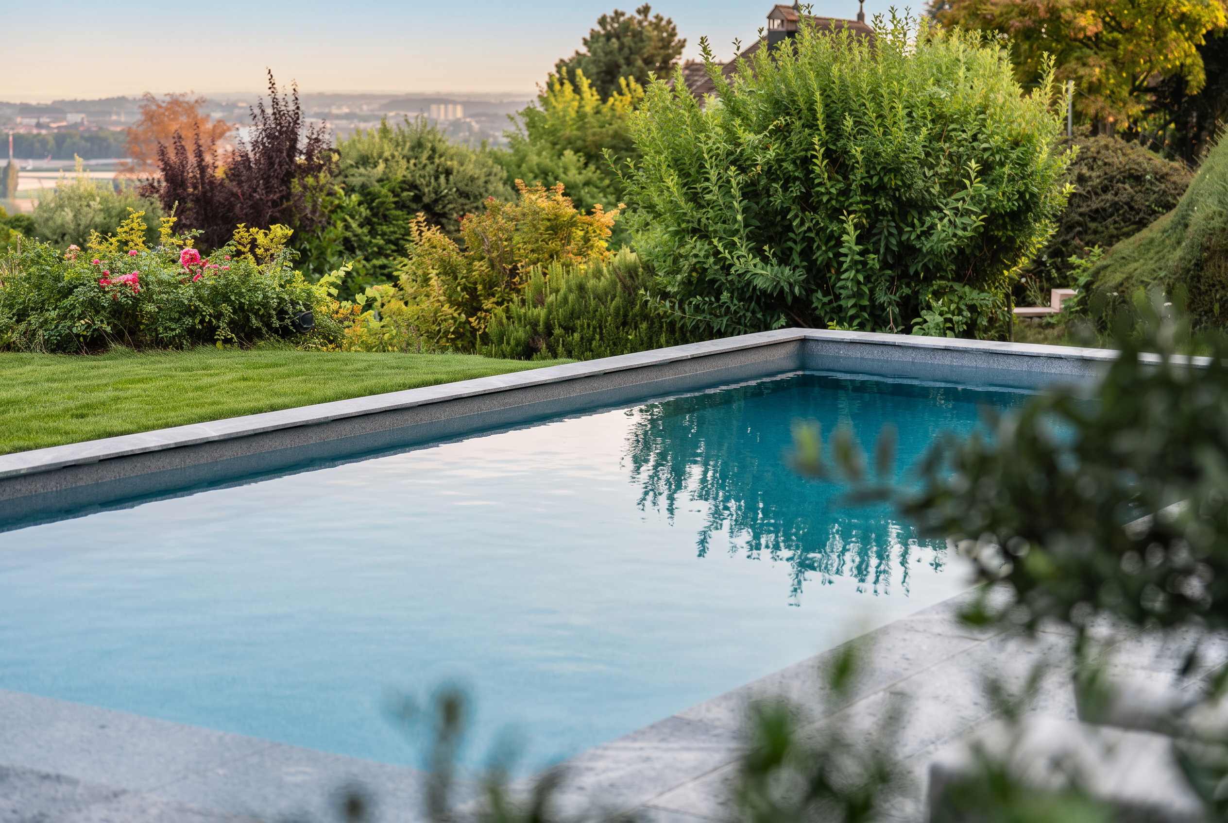 Projet Bursinel — piscine en béton armé, vue à préciser